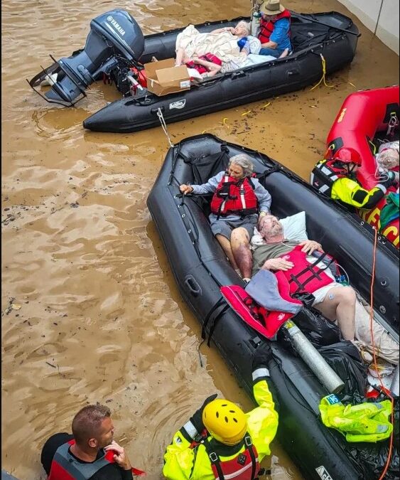 ERWIN, TN- N.H.A.A is here to help in this time of need. Please continue to volunteer time, resources and donations to the communities effected by Hurricane Helene.